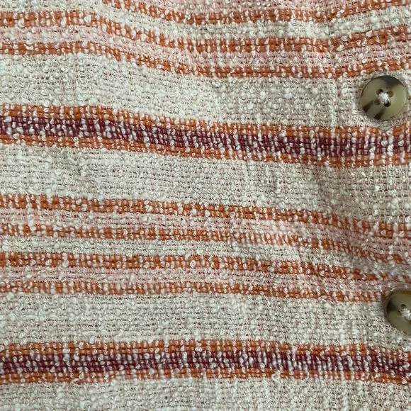 Texture & Thread by Madewell Top in Orange & Pink Stripe - Picture 8 of 8